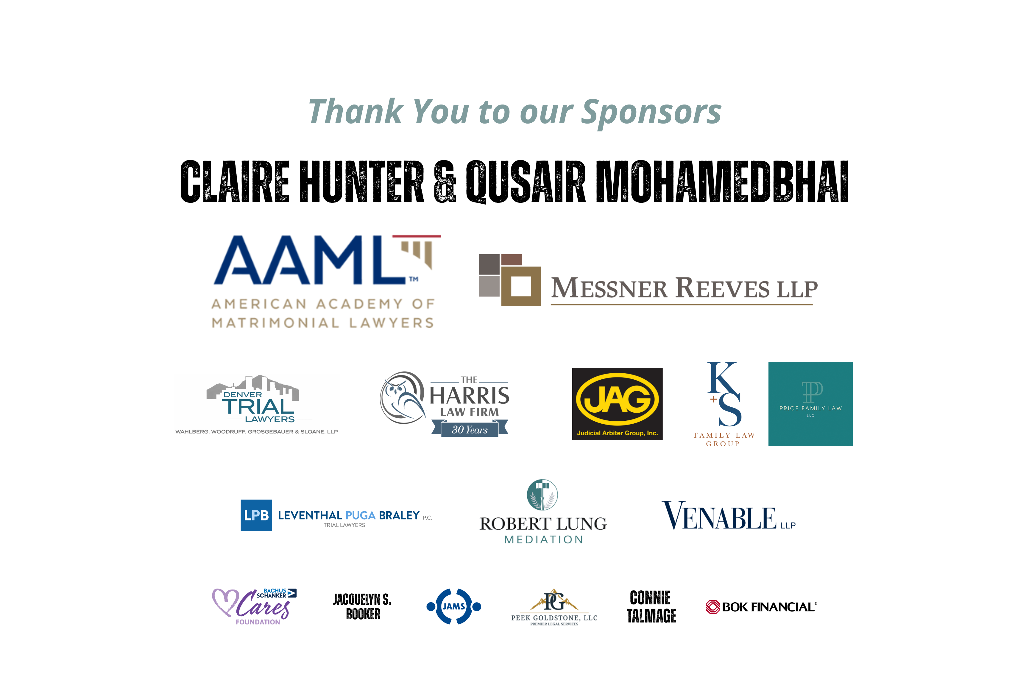 Event partner logos