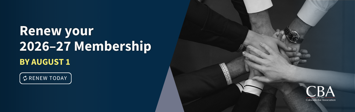 Renew your CBA membership
