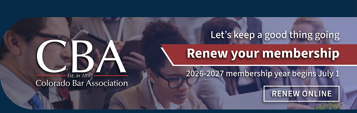 Renew your CBA membership
